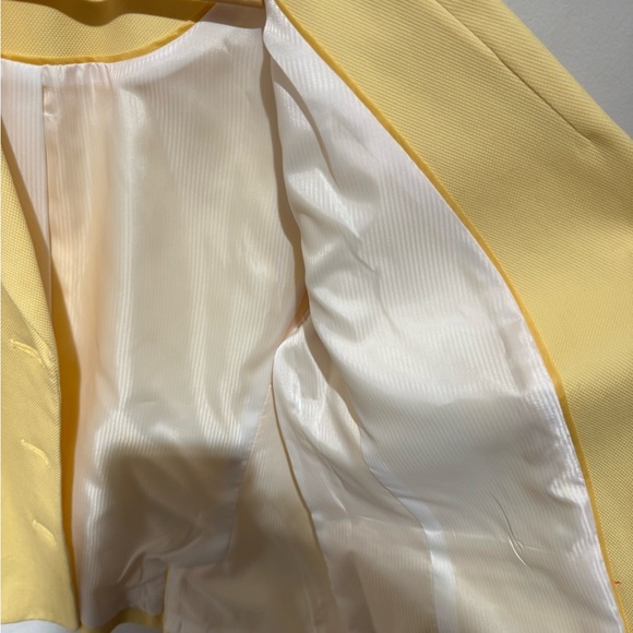 Vintage Talbots Yellow Button Front Blazer Size Small - Picture 5 of 6